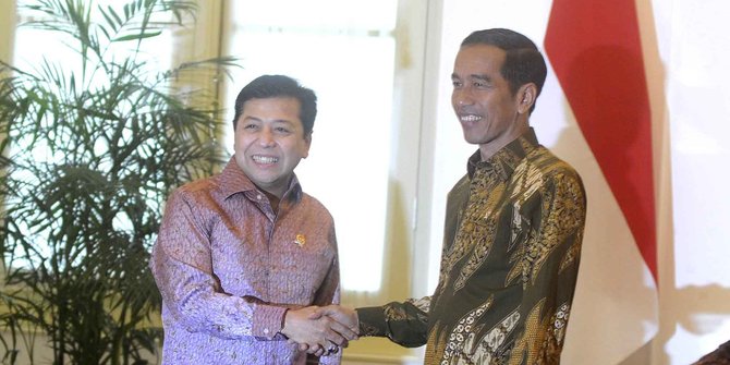 Jokowi bertemu pimpinan DPR. ©2015 merdeka.com/arie basuki