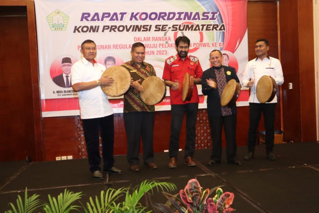 Rakor KONI se Sumatera, Pemerintah Aceh Dukung Dua Multi Event Olahraga