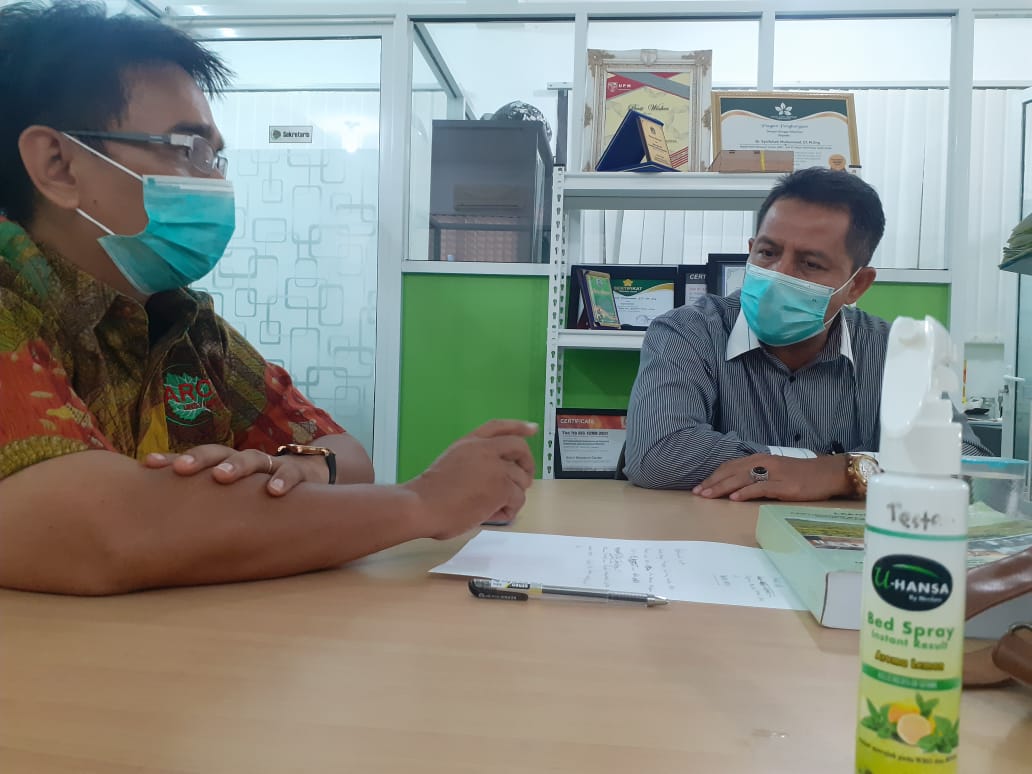 Bank Aceh Syariah Bantu ARC Tingkatkan Produksi Antiseptik