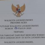 Lhokseumawe Tetapkan Status Darurat Bencana COVID-19