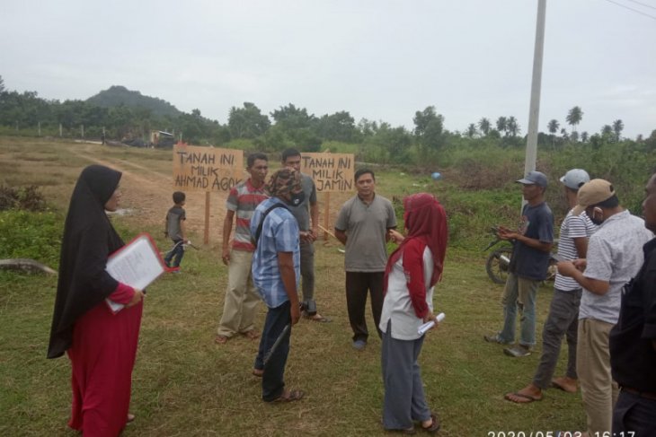 Lahan Pembangunan Kantor Samsat Aceh Jaya Disegel Pemilik Tanah