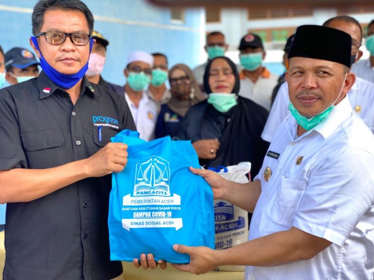 Setelah 21 Hari, Paket Sembako Covid-19 Baru Sampai di Pidie Jaya