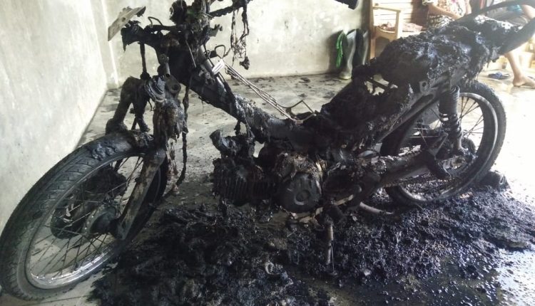  Sepeda  Motor  Keuchik di  Aceh Utara  Dibakar OTK 