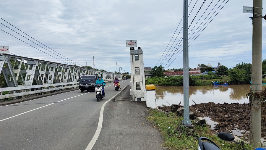  Jembatan  Kembar Pante Raja Menghabiskan Anggaran Rp 40 Miliar