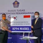 Korea Selatan Donasikan Masker KF94 untuk Paramedis Indonesia