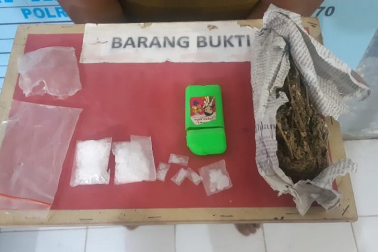 Polisi Tangkap Buruh Bangunan Diduga Jual Narkoba