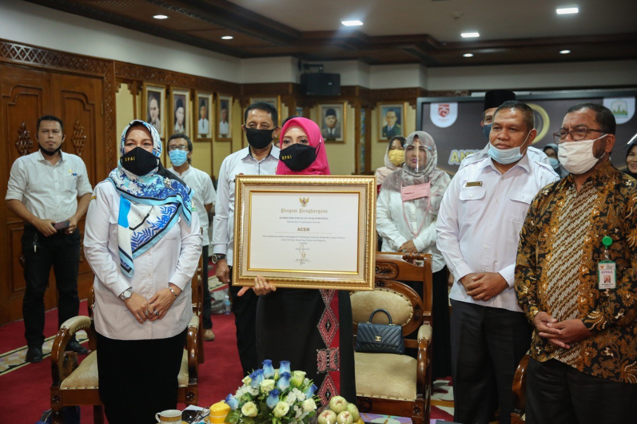 Pemerintah Aceh Raih Penghargaan Perlindungan Anak