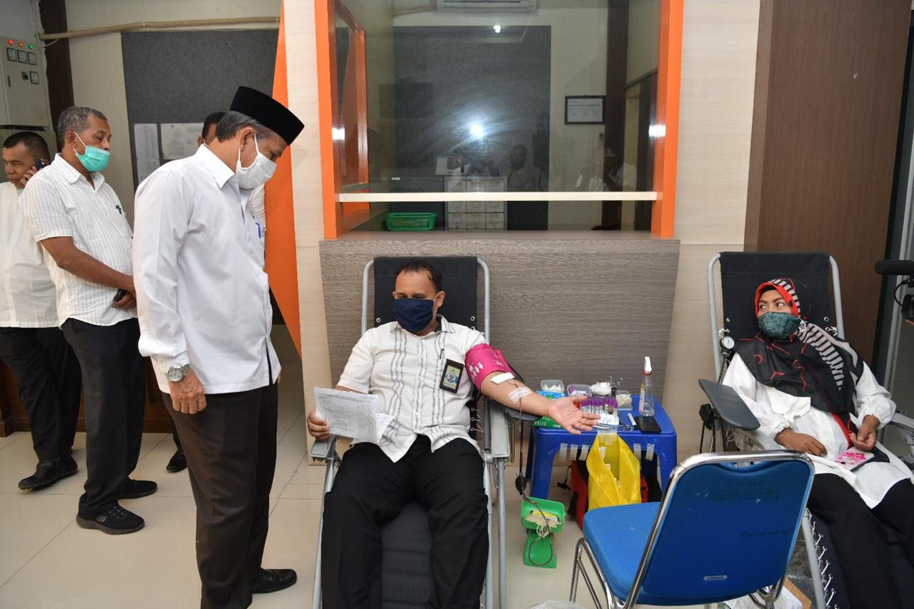 Aksi Donor Darah ASN Pemerintah Aceh Capai 4.756 kantong