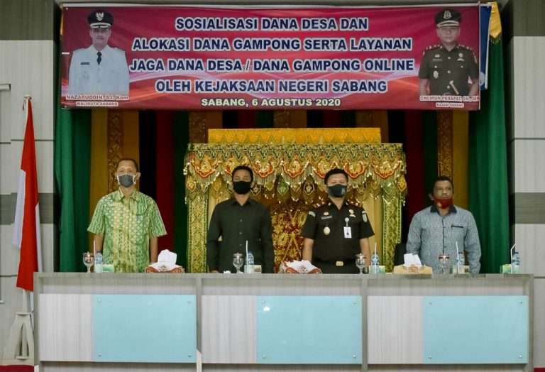 Pemko Sabang Gelar Sosialisasi Peningkatan Kapasitas Pemerintah Gampong