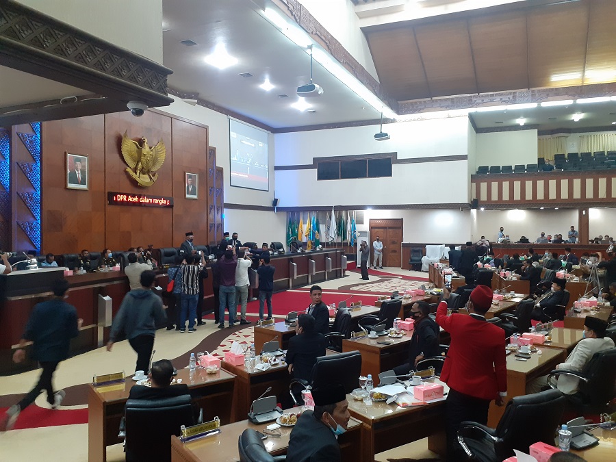 Plt Gubernur Aceh Tak Hadiri Rapat Paripurna Usulan Hak Interpelasi DPRA