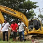 Polda Aceh Sita Tiga Alat Berat di Tambang Emas Ilegal Nagan Raya