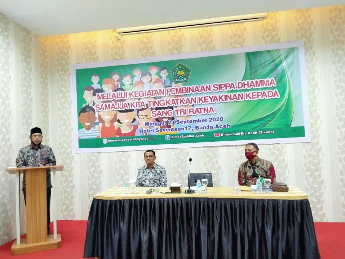Kemenag Aceh: Kegiatan Sippa Dhamma Samajja Langkah Membangun Kerukunan