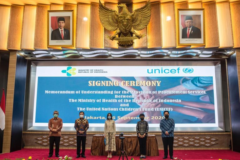 Kemenkes Kerjasama dengan Unicef Pengadaan Vaksin