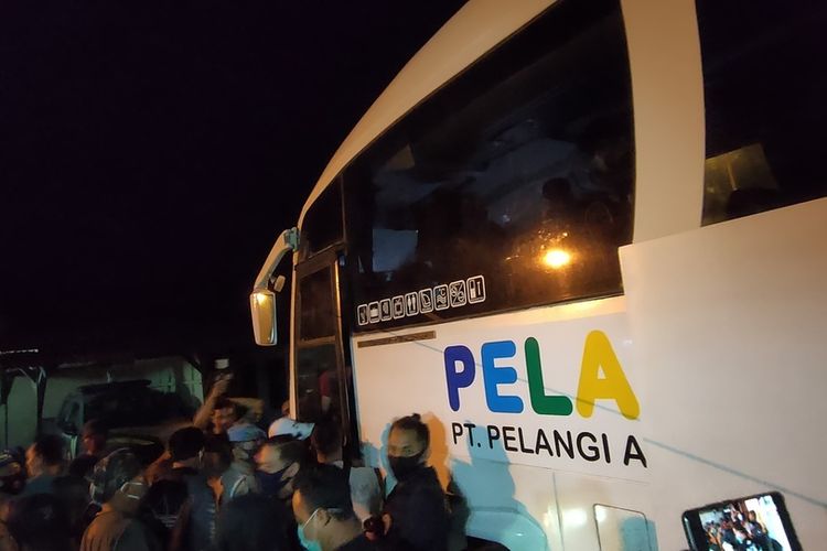BNN Tangkap Bus Pelangi Bawa Sabu dari Aceh di Taksikmalaya