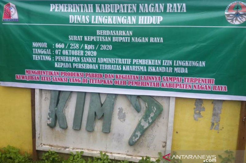 Pemkab Nagan Raya Bekukan izin Pabrik Kelapa Sawit PT KIM