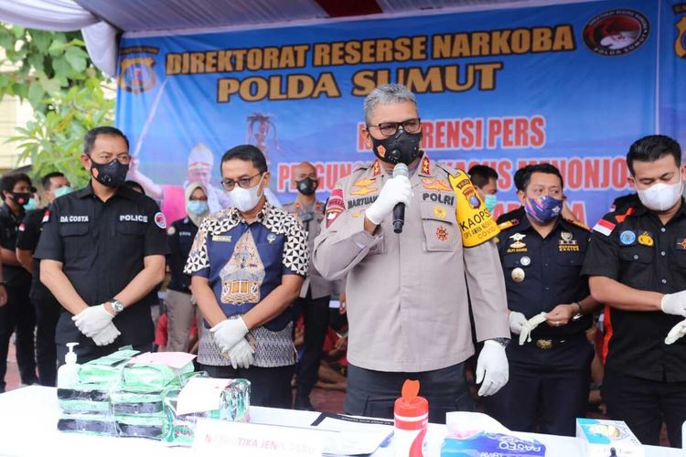 Polisi Tangkap Pengedar Sabu Jaringan Aceh-Sumut dan Jambi