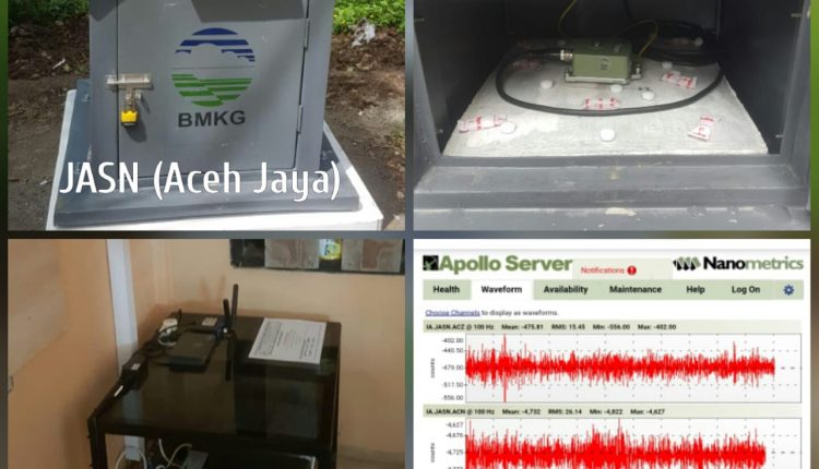 Sensor Accelerograph di Aceh Jaya Tidak Berfungsi