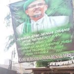 FPI Protes, Tim Gabungan Turunkan Baliho Habib Rizieq di Lhokseumawe