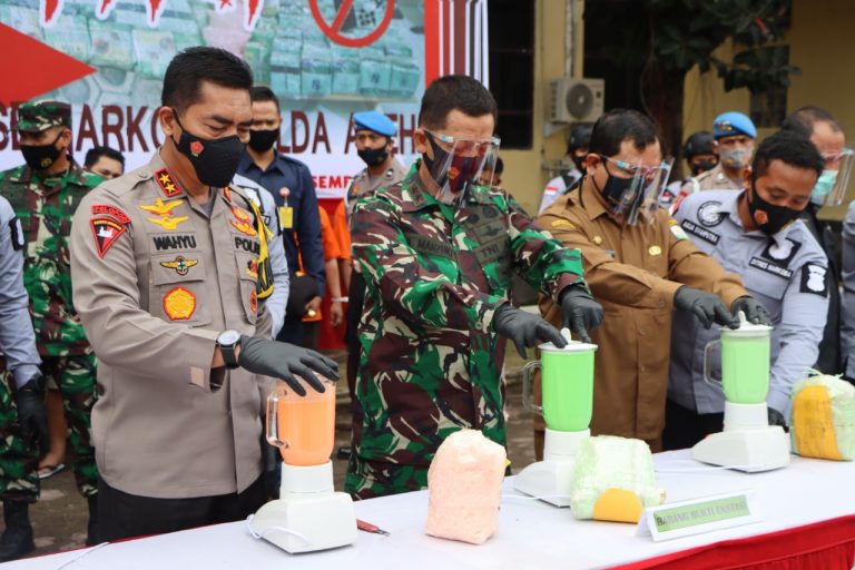 Satu Tahun Hampir Satu Ton Sabu Ditumpas Wahyu