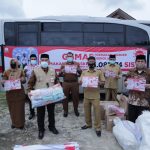 Cabdin Aceh Jaya Telah Salurkan Masker untuk Siswa Cegah Covid-19