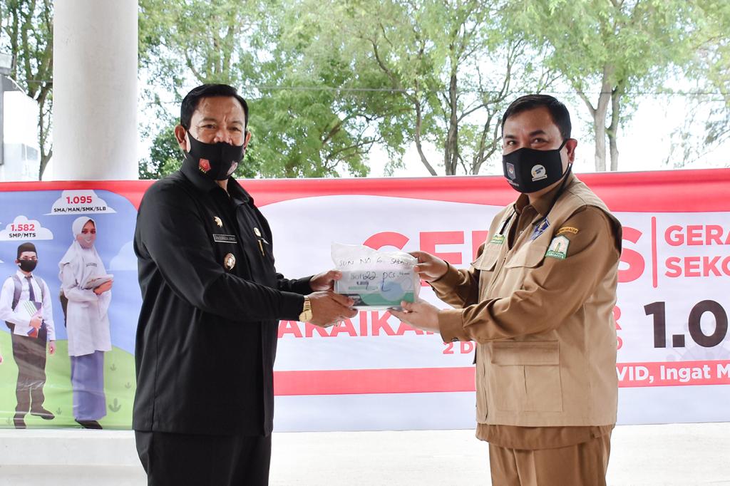 Pemko Sabang terima 10 ribu Masker bagi anak sekolah