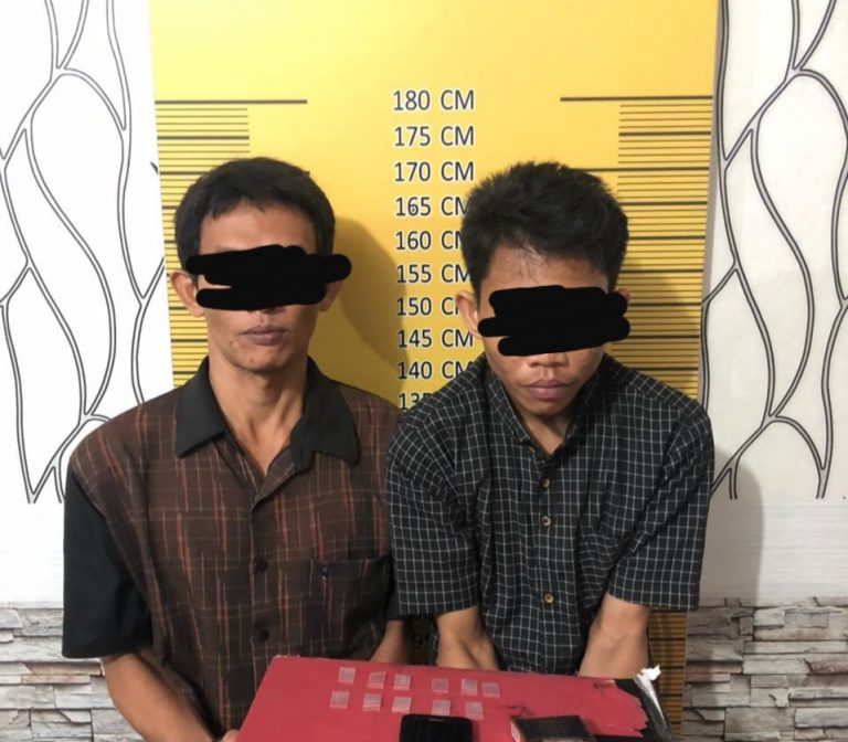 Lagi Asyik Isap Sabu, Dua Pria di Langsa Kaget Digerebek Polisi