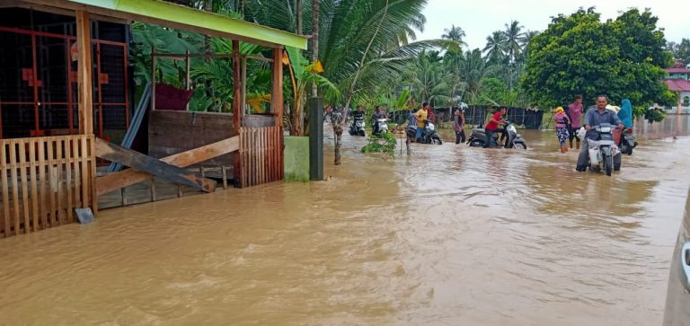 35 Gampong di Pidie Terendam Banjir, 125 KK Mengungsi.