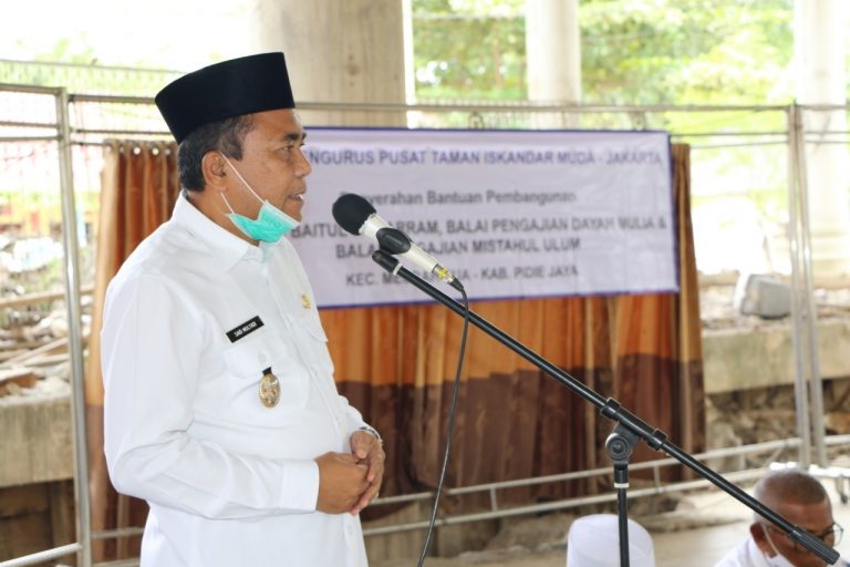 Masjid di Pidie Jaya Rusak Akibat Gempa Sudah Dibangun Kembali