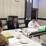Rapat koordinasi KIP Aceh dengan DPRA Komisi I membahas taha[pan pelaksanna PILKADA Aceh 2022. Foto/ Fitri Juliana