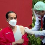 Presiden Jokowi lakukan Vaksin corona Tahap dua/ Foto Ist