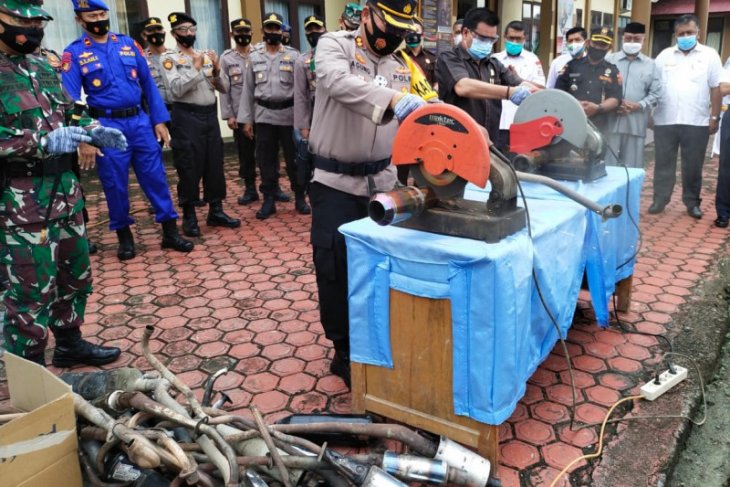 Polresta Banda Aceh sita 41 kenderaan roda dua gunakan knalpot blong