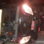 Mobil Tahanan Kejari Nagan Raya terbalik namun tak ada korban jiwa