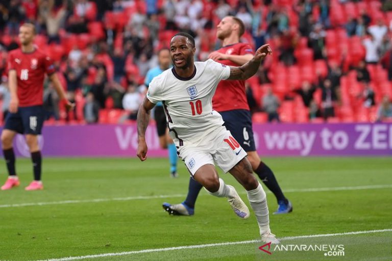 Gol tunggal Sterling bawa Inggris juarai Grup D Euro 2020