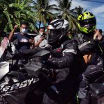 Bersama Istri, Ketua FKPT Aceh naik motor hingga Papua