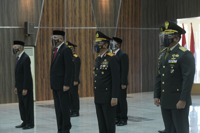 Gubernur Aceh dan Wakapolda ikuti upacara HUT Bhayangkara