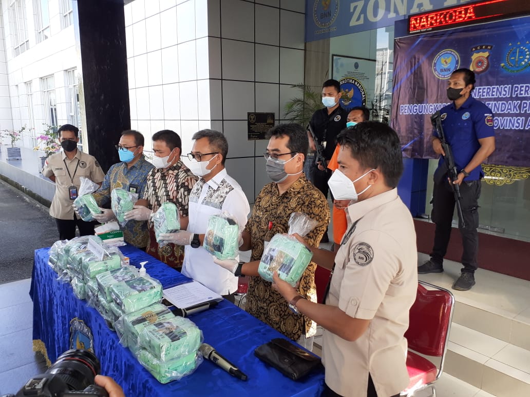 Selundupkan sabu 31 kg dari Malaysia, pria Aceh Utara ditangkap BNN
