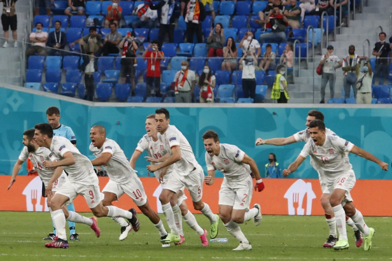 Menang penalti lawan Swiss, Spanyol tantang Italia di semifinal Euro 2020