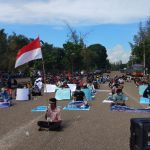 Warga demo PT Perta Arun Gas di Lhokseumawe