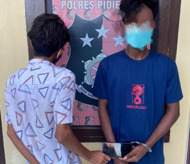 Polisi bekuk dua remaja Pidie Jaya usai jambret HP milik Putri Anna