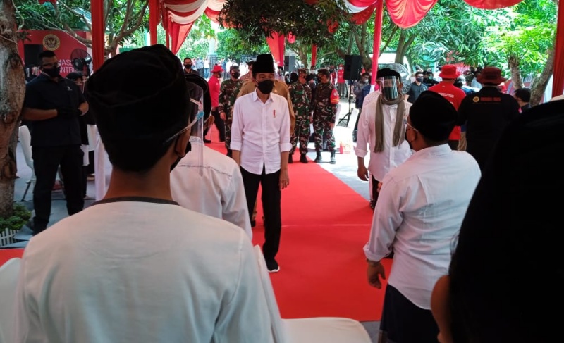 Tiba di Aceh, Presiden Joko Widodo sapa warga