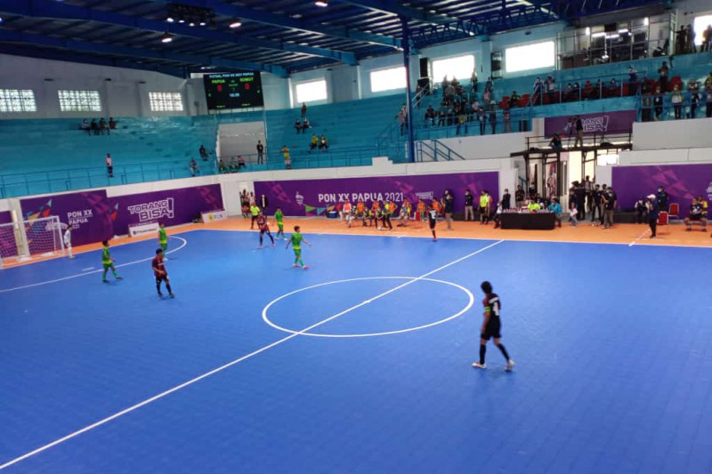 Tim Futsal Papua menang tipis atas Sumut di PON Papua XX/2021