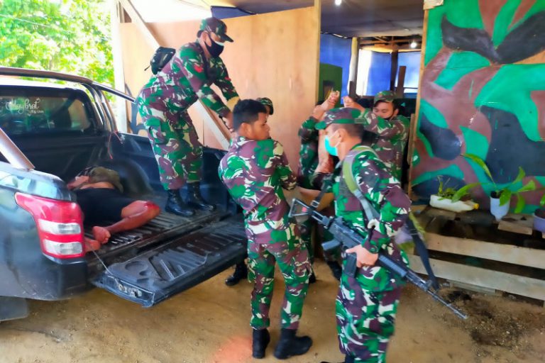 Empat TNI AD gugur diserang OTK, ditembak saat sedang tidur