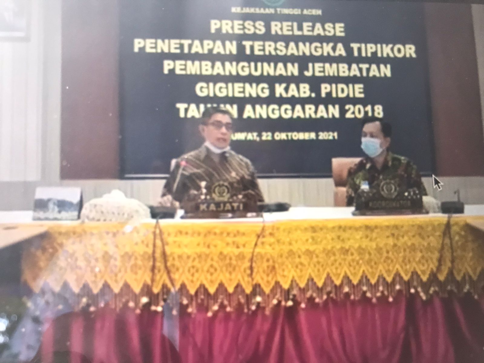 Kepala Dinas Tenaga Kerja Aceh ditetapkan tersangka kasus korupsi 