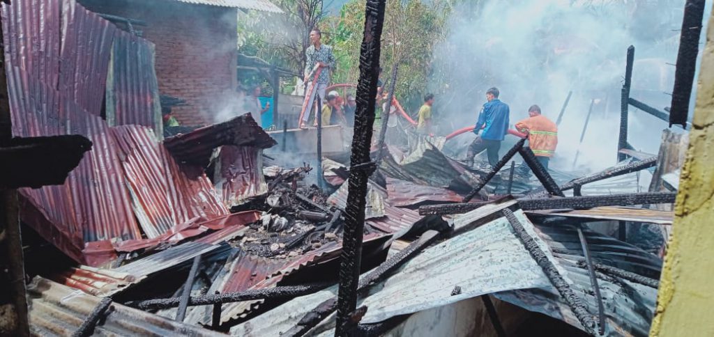Kebakaran di Aceh Tenggara hanguskan enam rumah