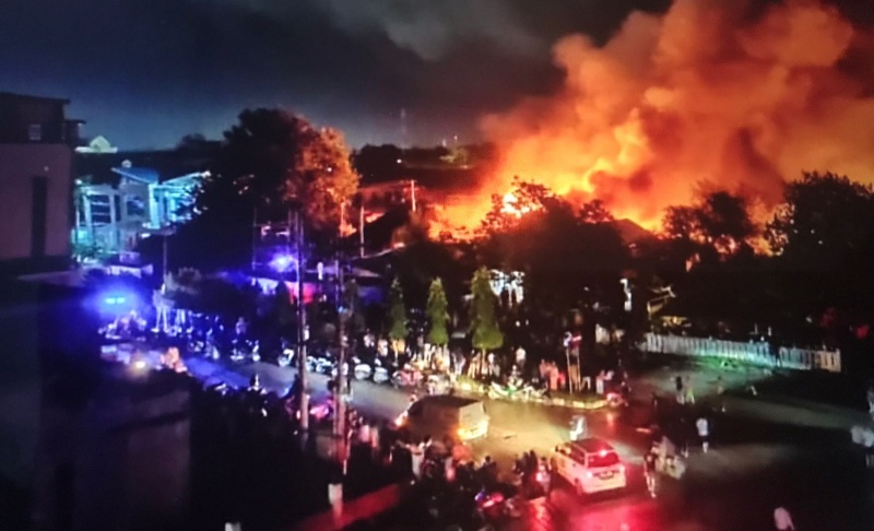 13 rumah dan 2 kios terbakar di Lhokseumawe