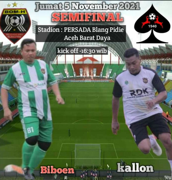 Semifinal Liga Persahabatan Legend Barasela 2021 Derby Blangpidie
