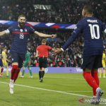 Pesta gol lawan Kazakhstan 8 - 0, Prancis lolos final Piala Dunia 2022
