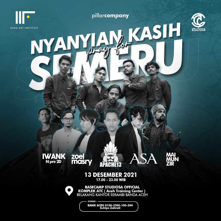 Grup musik asal Aceh konser Amal korban erupsi Semeru