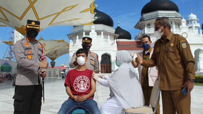 Satwil Polresta Banda Aceh capai vaksinasi tertinggi Covid-19