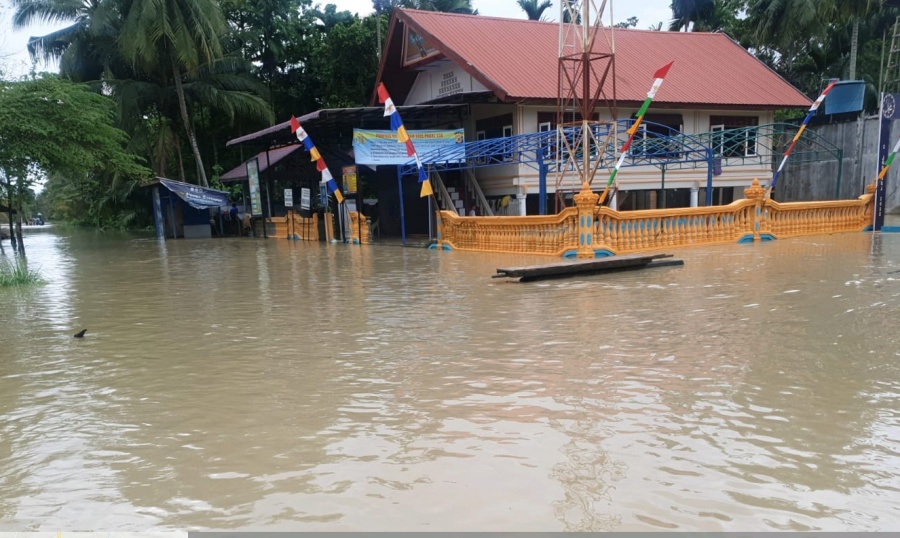 1.111 rumah terendam akibat banjir di Aceh Utara